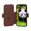dbramante 1928 Lynge MS - skórzane etui do iPhone 17 Pro Max kompatybilne z MagSafe (dark tan)